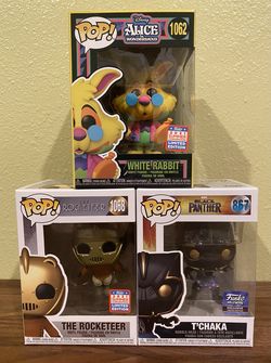 FunKon Exclusive Bundle - White Rabbit, T’Chaka, Rocketeer
