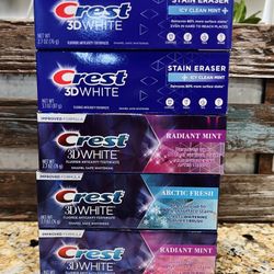 Crest 3D Toothpaste $3 Each