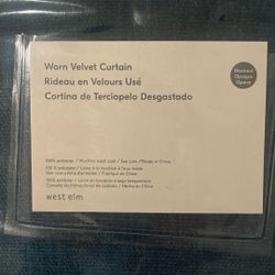 Brand New West Elm Work Velvet Curtains -4 Panels