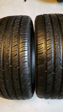Prime wall in great condition 2 tires 235 50 18 90% tread
