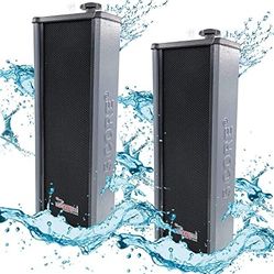 Speaker Wall Speaker Surround Sound Indoor Home Patio Garden 2 Pieces 5 Core