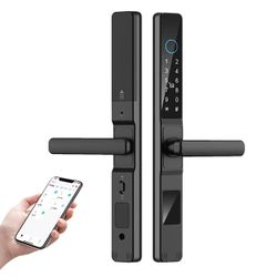 Fingerprint Smart Lock - Black