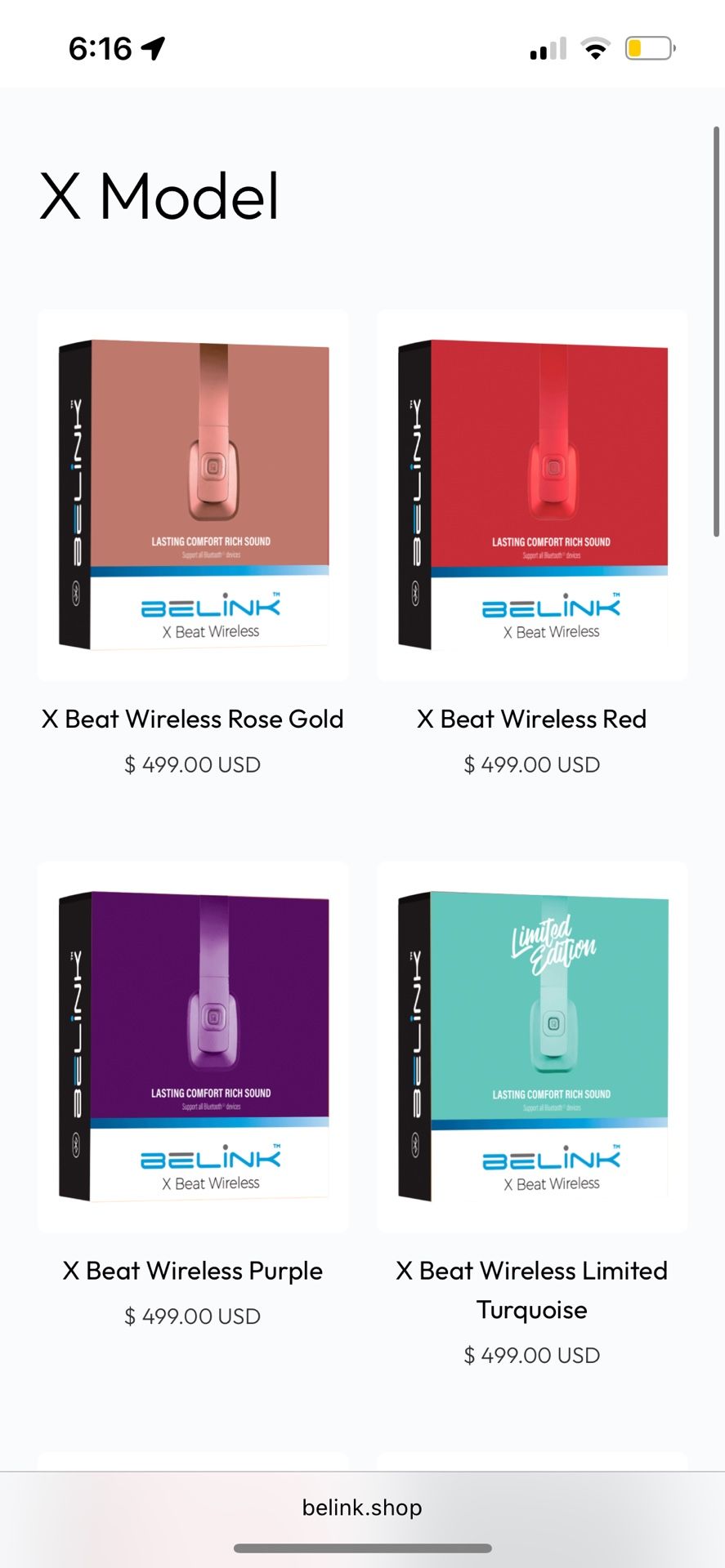 Blink X Beat Wireless Go For 500