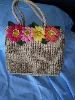 Ladies Naturalizer Straw Handbag, New with the tag