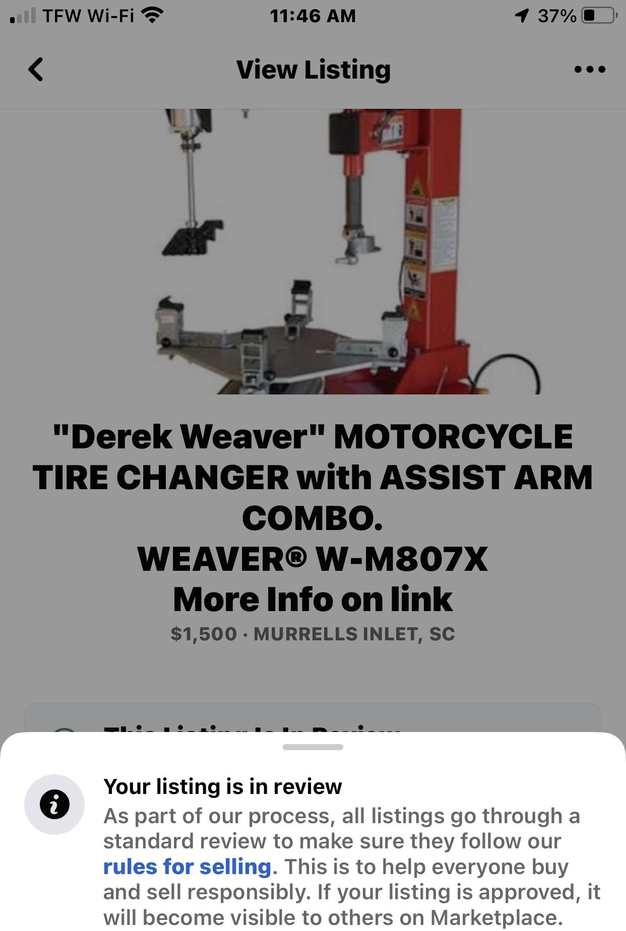 2019 Derek Weaver W-M807X