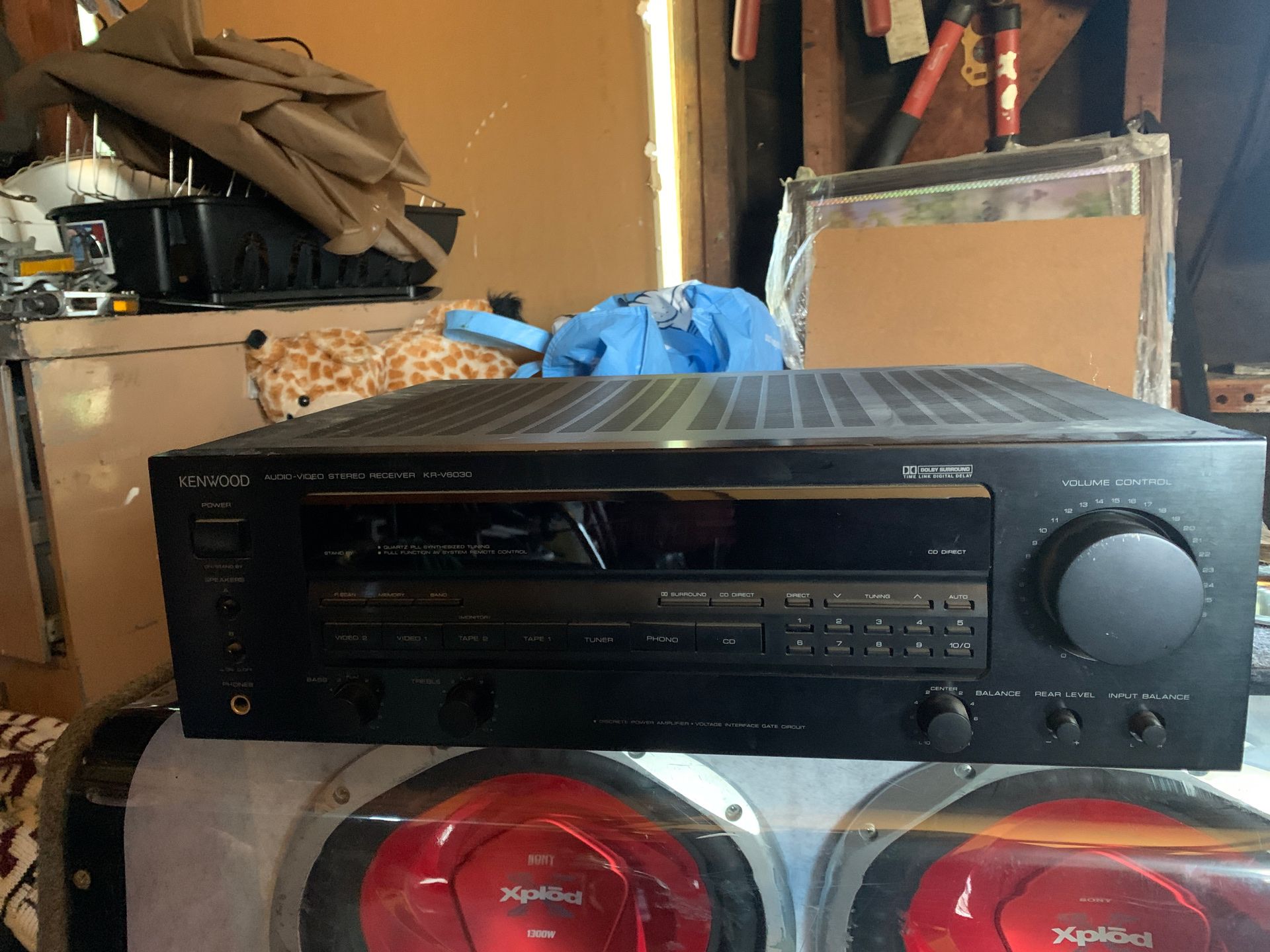 Kenwood audio video stereo receiver