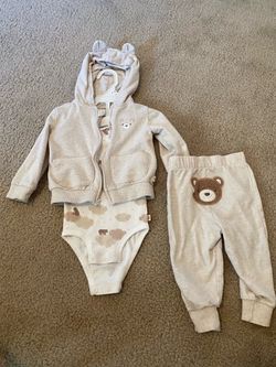 Baby 3-Piece Bear Outfit Set