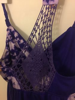 Purple sundress