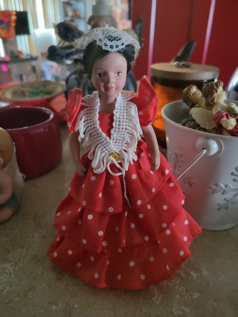 Porcelain Spain Doll