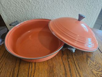 Fiesta 12" Enamel Casserrole Pan with Lid