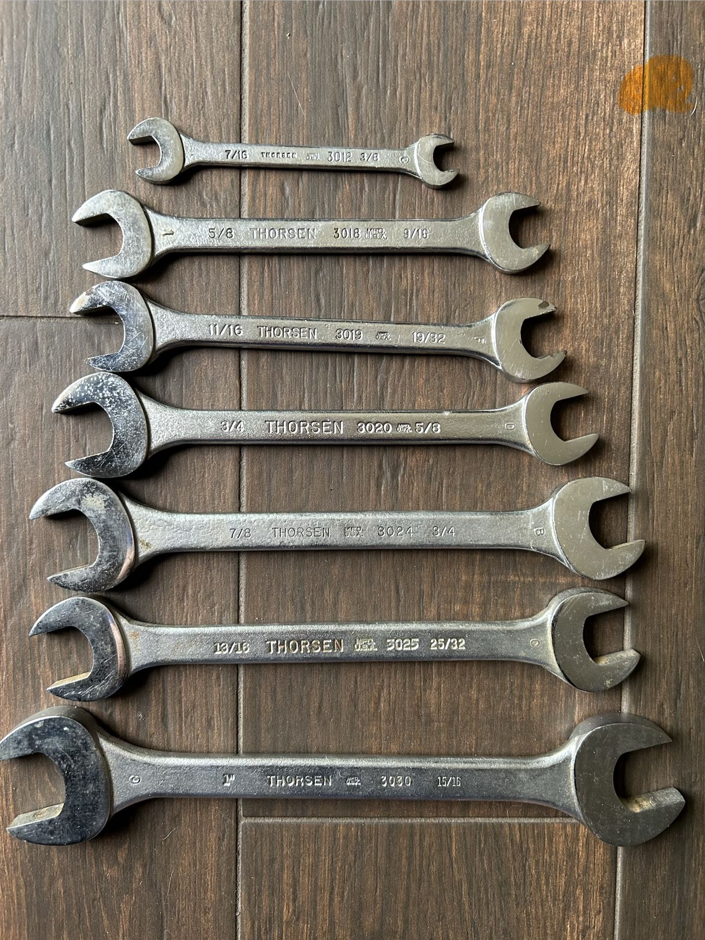 Vintage Thorsen Open End Wrenches