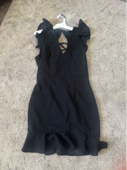 Black summer dress