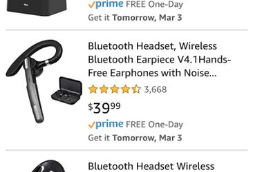 BRAND NEW Wireless Bluetooth earpiece earbud headset
