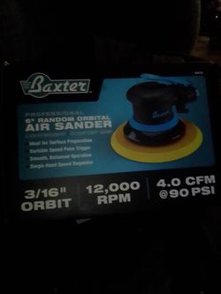 Baxter air sander new