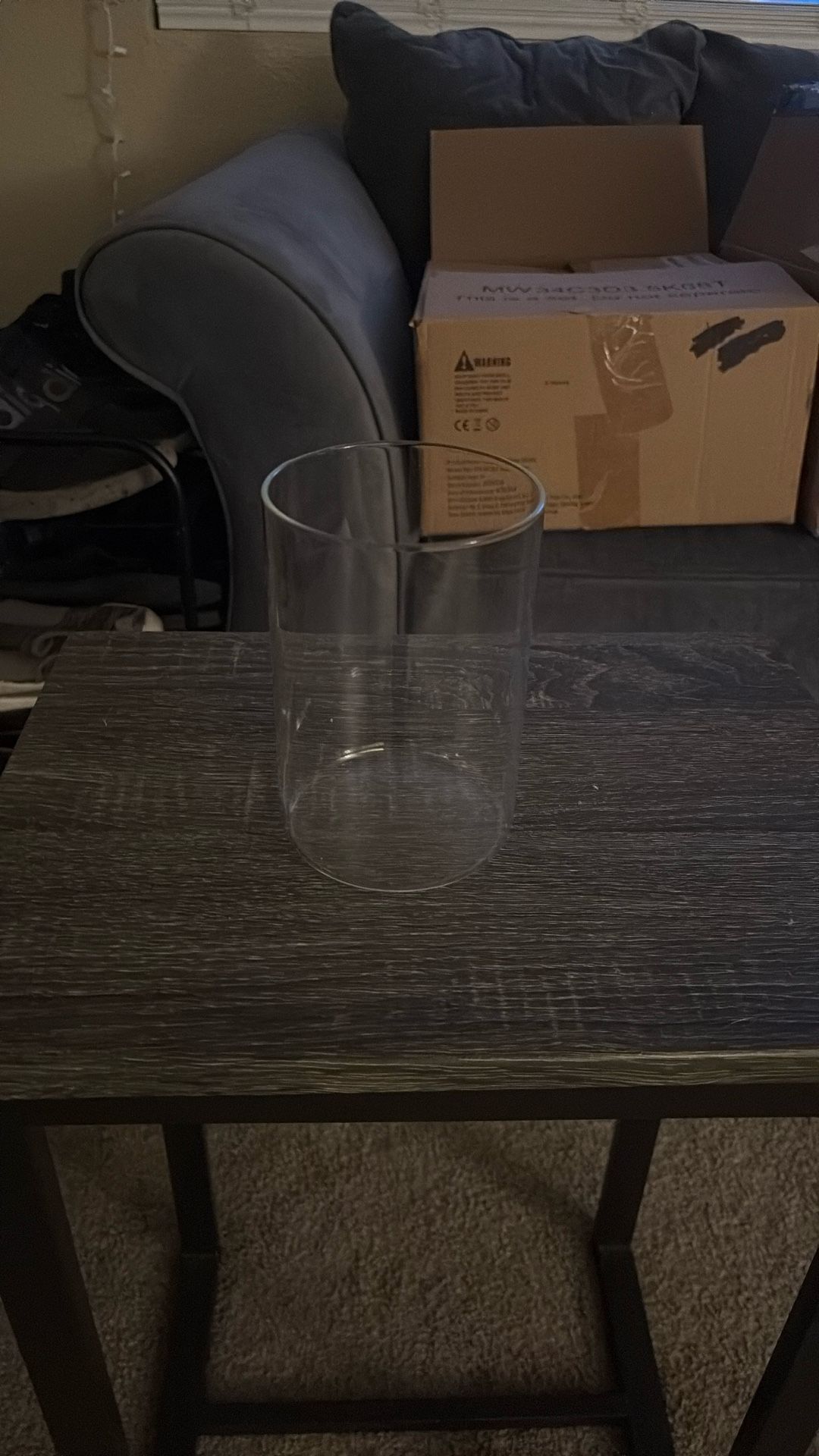 10 Modern Glass Cylinder Vases / Hurricane Candle Holders