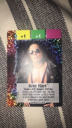 Bret hart wwe card