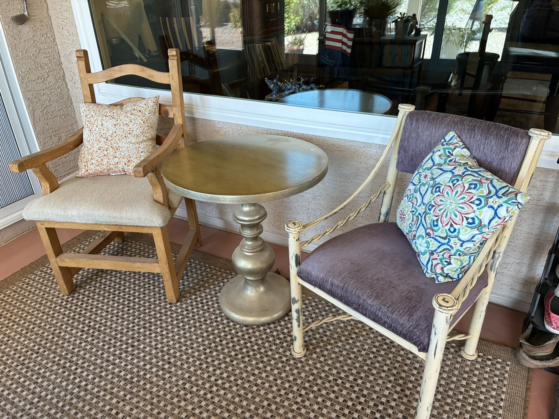 Eclectic Table And Chair Set