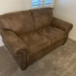 Leather Loveseat