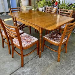 Beautiful Buckstaff Mid-Century Dining Room Set Oshkosh Wisconsin 1963
