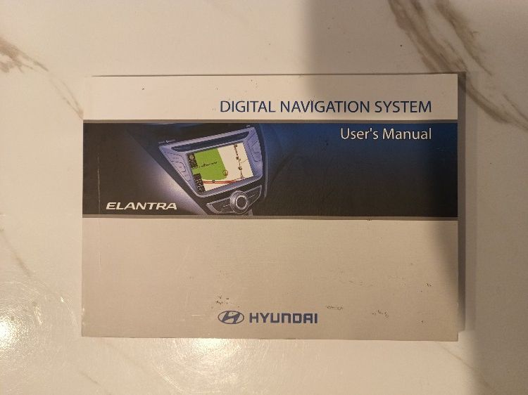 Elantra Digital Navigation System Manual