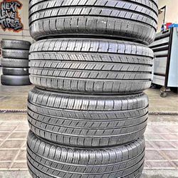 235/60/18 Michelin vendo un set de llantas usadas excelente condiciones de vida las 4 ✅🤩I am sellin