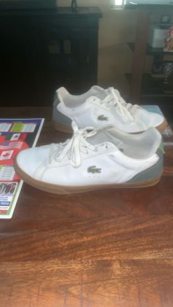 Lacoste white shoes 9.5 men