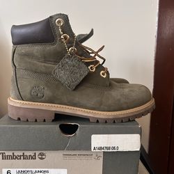 Olive Timberland Boots