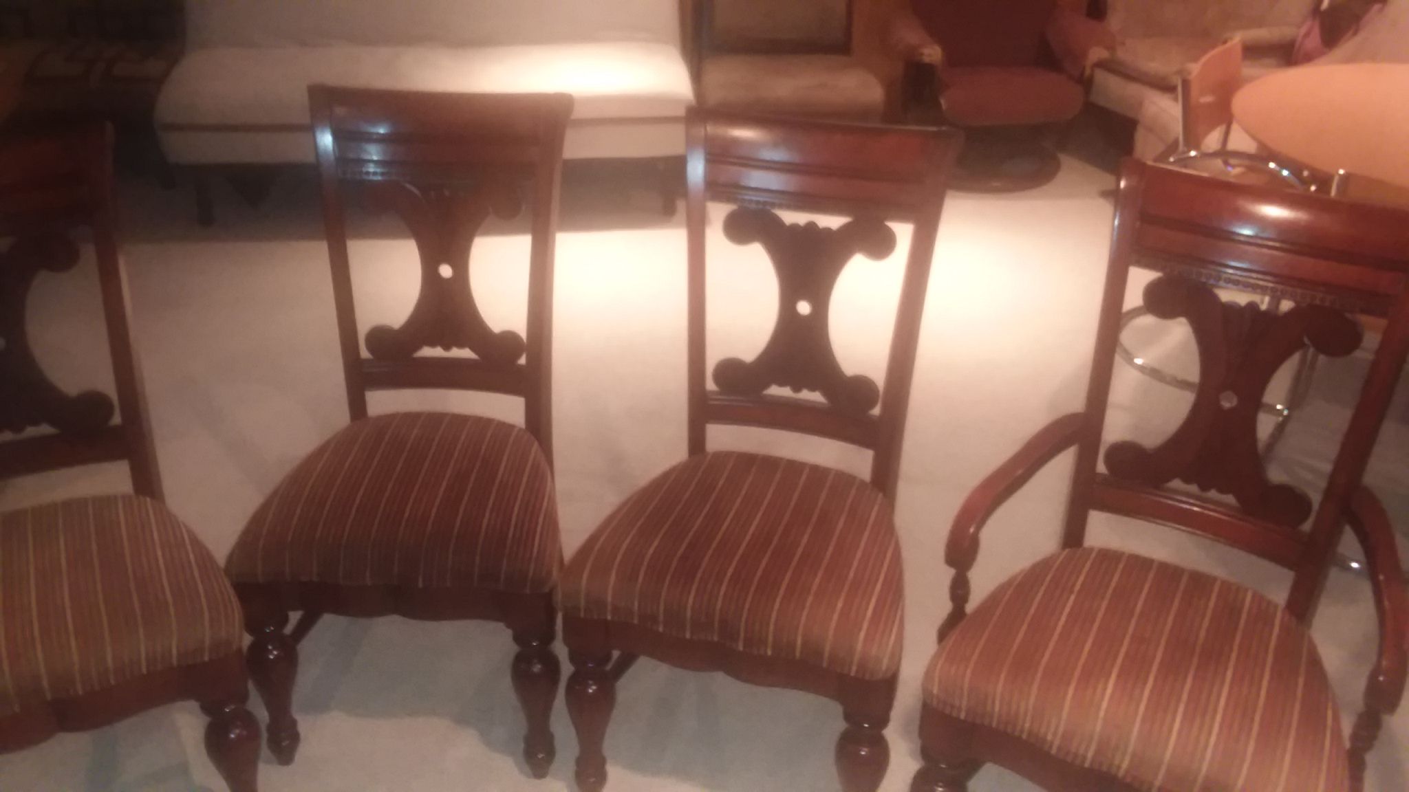 Great cherry wood executive dining chairs