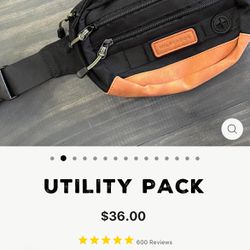 NEW: WilderDog Utility Pack, Black, Dog Treat Pouch, Treat Bag, large, 3 pockets, lifetime warranty