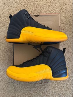 Size 9 (Worn once, comes with original box) - Air Jordan 12 retro university gold