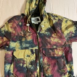 Tide Dye North Face Jacket