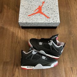 Retro Air Jordan 4 Bred Reimagined Size 10.5