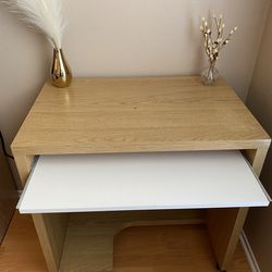 Ikea Computer Desk, Oak Color