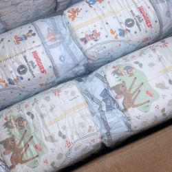Size 1 Huggies Diapers 