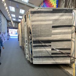 5x7 Area Rugs Carpet Rugs Modern Design Thick Colors Gray