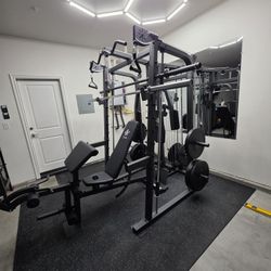 Smith Machine 2001 | Multi-Use Adj Bench | Gym Equipment | Fitness | Squat Rack | Excercise |🔴WEIGHTS AND BARBELL SOLD SEPARATELY 🔴 FREE DELIVERY 🚚