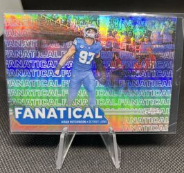 2025 Topps Chrome Football Aidan Hutchinson Fanatical Case Hit FF-24 Lions SSP