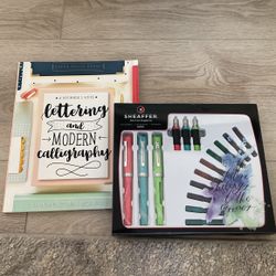 Brand New Calligraphy Pen Set & Book