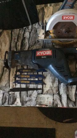 Ryobi P510 18V cordless reciprocating saw