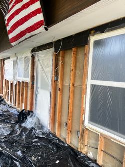 Spray foam insulation