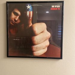 Framed Don Mclean, American Pie Lp