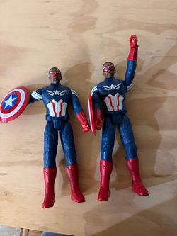 Captain America Action Figures – Set of 2