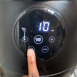 Black Chefman Air fryer 
