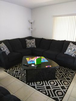 Sectional sofá and recliner