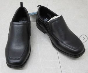 WONDER NATION Toddler shoes SLIP-ON DRESS SHOES BLACK 13