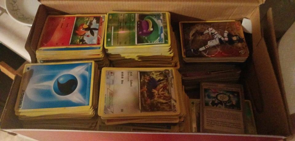Box Of Assorted Pokemon Cards 