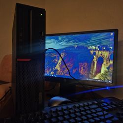 Lenovo PC (Comes With Monitor,  Keyboard, And Mouse)