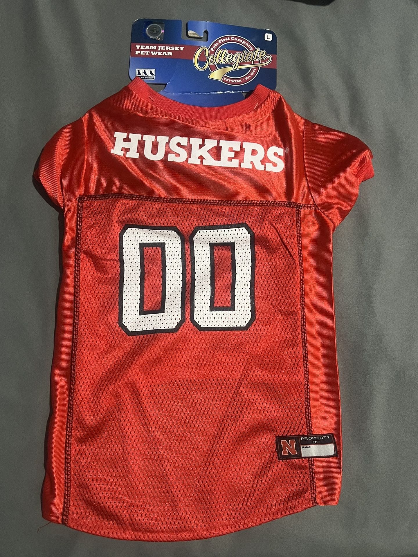 Pets First NCAA Pet Apparel - Nebraska “Huskers” (New)