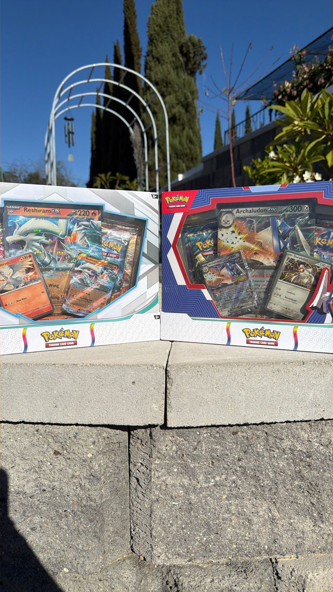 Archaludon Ex Box & Reshiram Ex Box Bundle