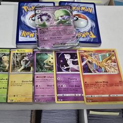 100 Pokémon Card Lot – Guaranteed 5 Holos – No Duplicates – No Energy – Random Mix – Chance for V / VMAX / EX